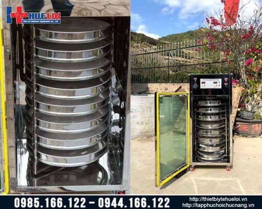 Tủ sấy khô gược liệu mẫu 8 khay tròn