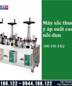 Máy sắc thuốc bắc áp suất cao loại 3 nồi đun