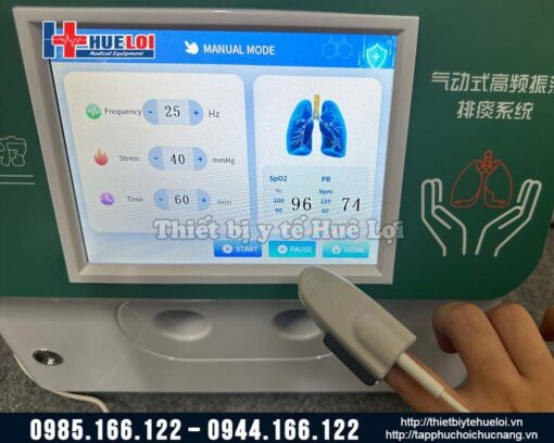 Máy vỗ rung long đờm tự động tần số cao