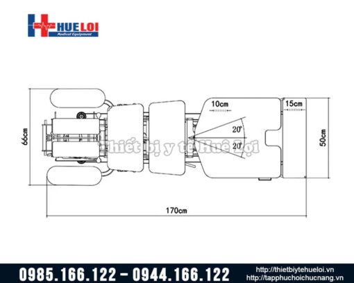 Giường tác động kết hợp kéo giãn cột sống – EL07B