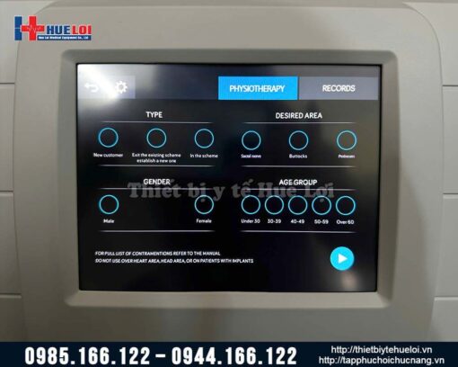 Máy từ trường phục hồi cơ sàn chậu nữ giới và cải thiện sinh lý nam giới