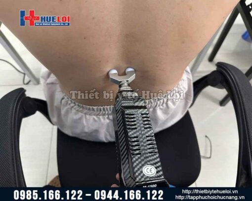 Súng bấm huyệt tác động cột sống cao cấp lực max 1500N