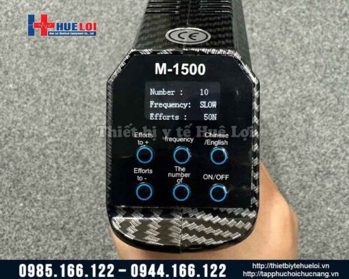 Súng bấm huyệt tác động cột sống cao cấp lực max 1500N