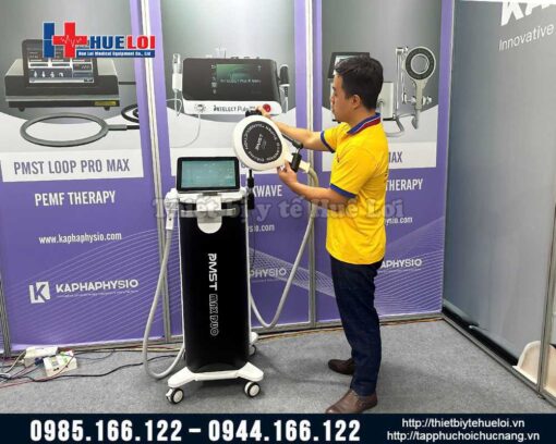Máy từ trường siêu dẫn 4 đầu trị liệu 2 kênh độc lập PMST MAX DUO