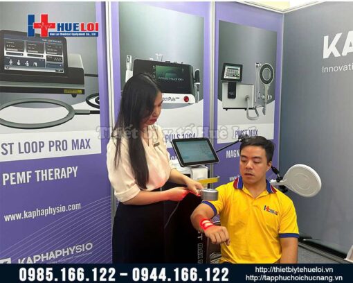 Máy từ trường siêu dẫn 4 đầu trị liệu 2 kênh độc lập PMST MAX DUO