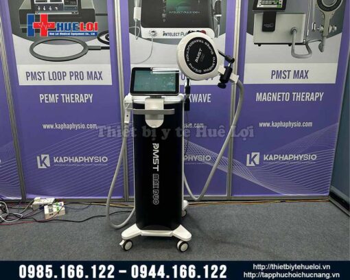 Máy từ trường siêu dẫn 4 đầu trị liệu 2 kênh độc lập PMST MAX DUO